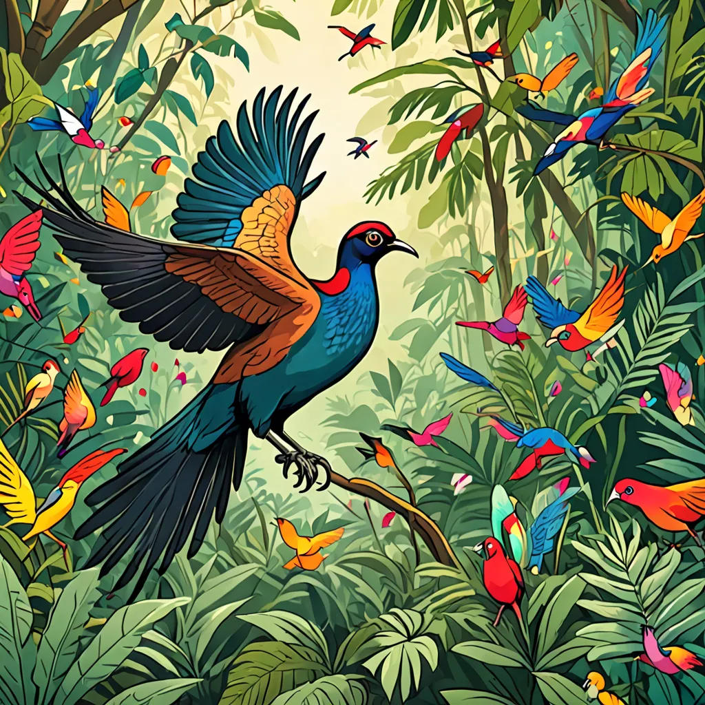 Flight of the Monal