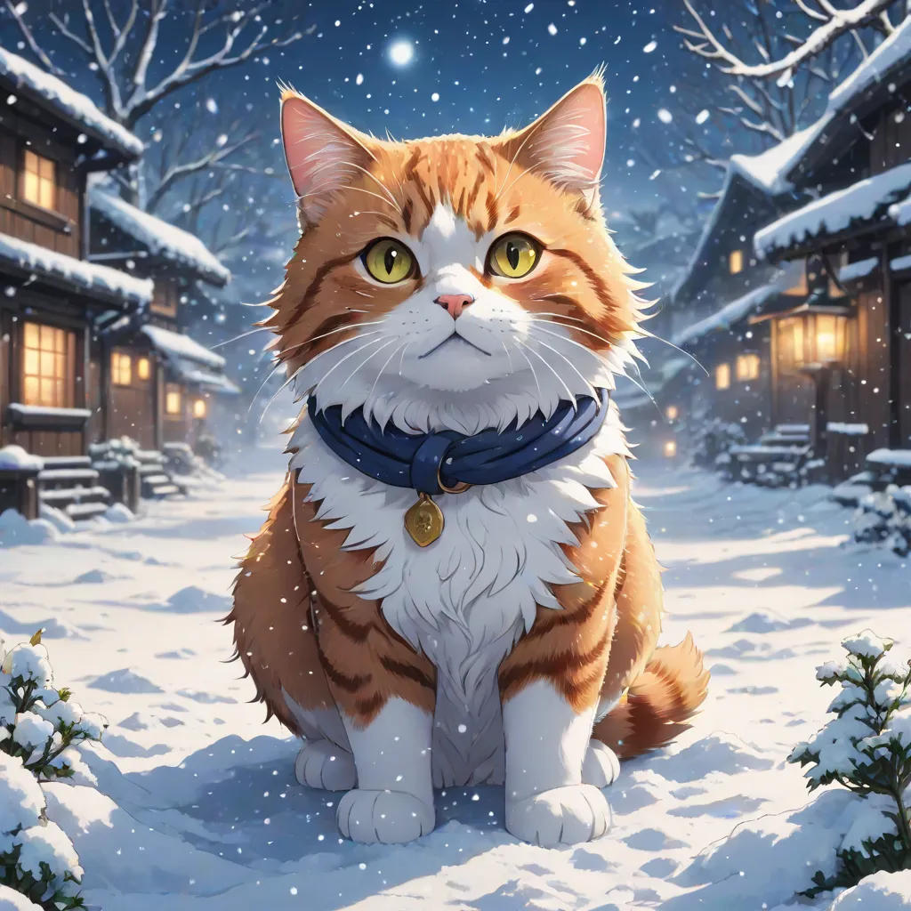 The Cozy Cat and the Snowy Holiday Mystery