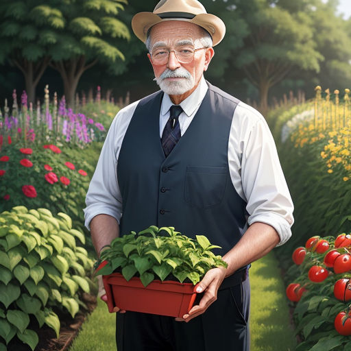The Grandpa's Tomato Adventure