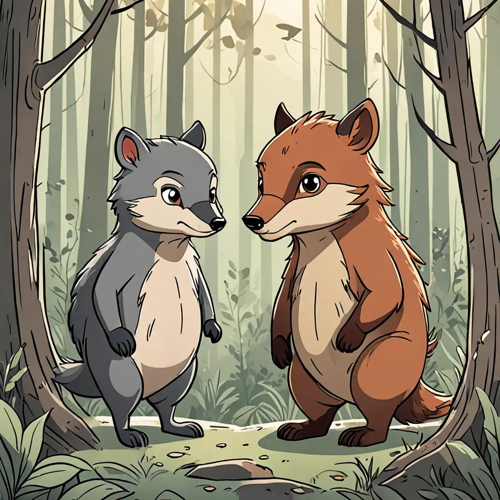 The Brave Rabbit and the Fox