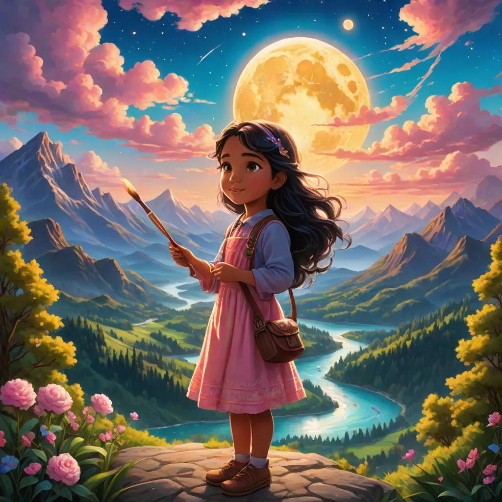Luna's Magical Paintbrush