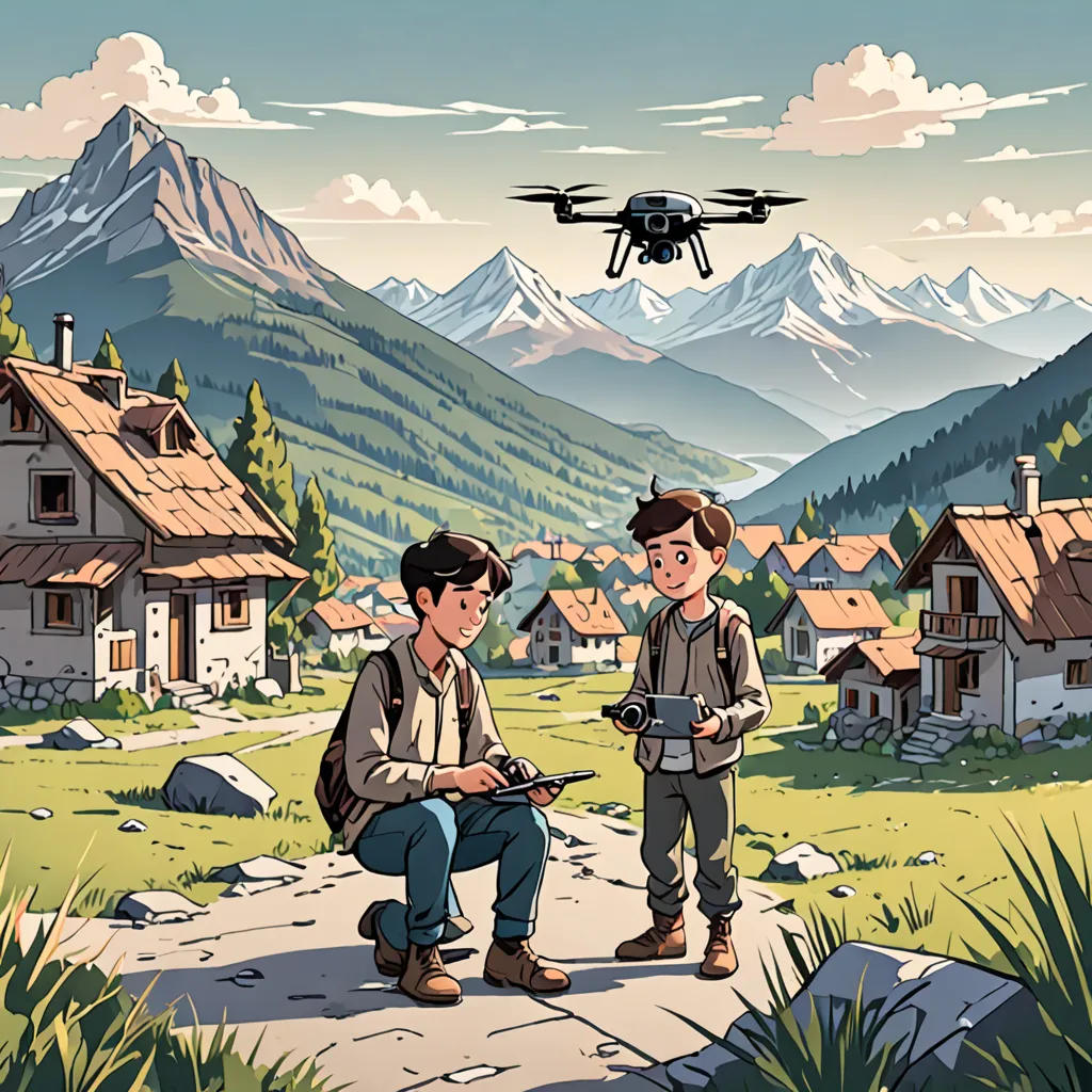 Lucas and Aria: The Drone Rescue