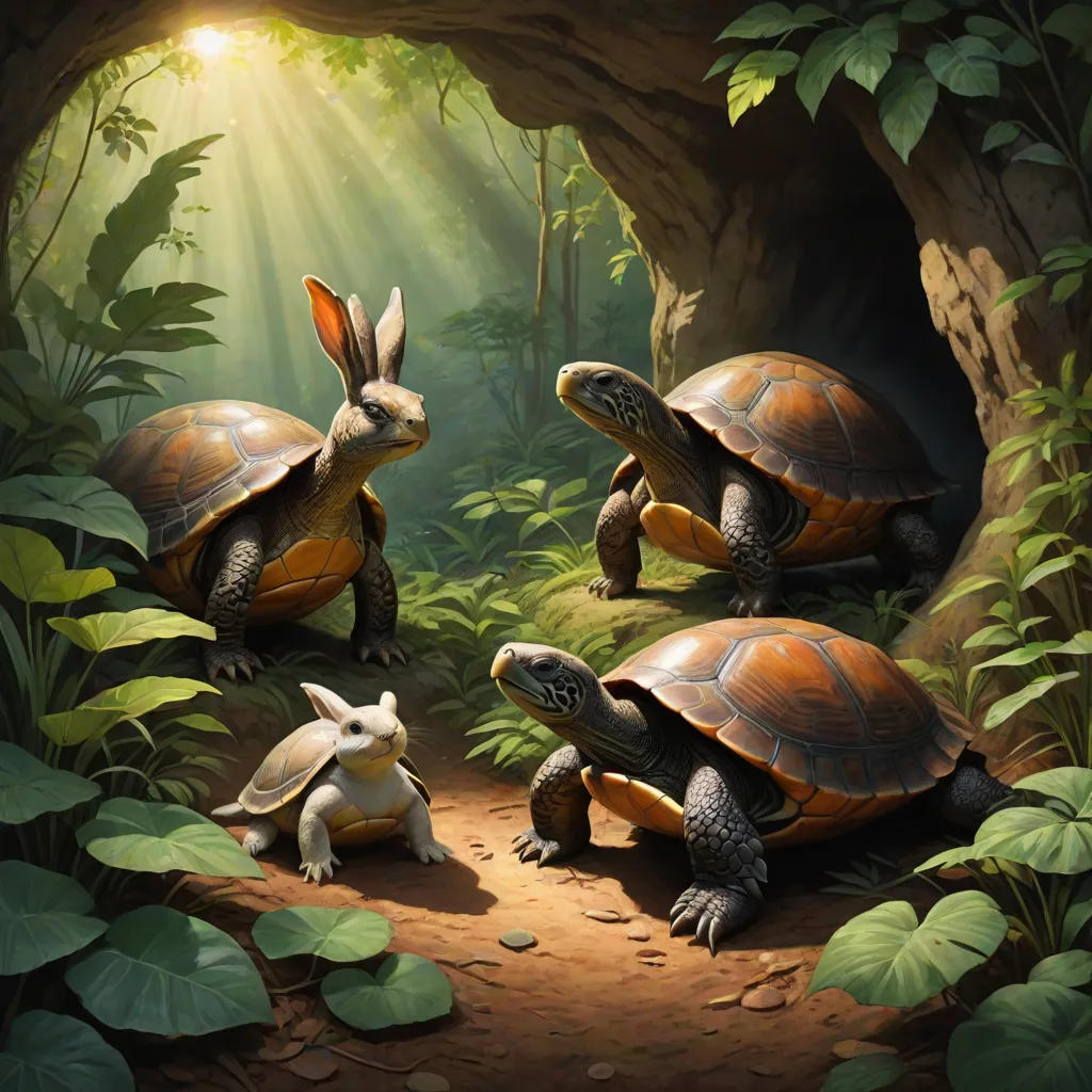The Brave Turtle and the Swift Rabbit