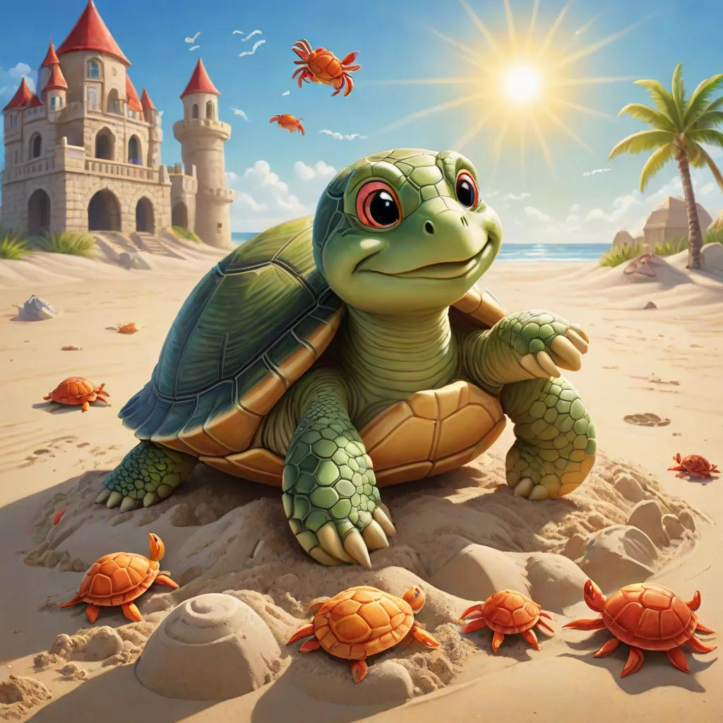 Tilly the Turtle's Beach Day