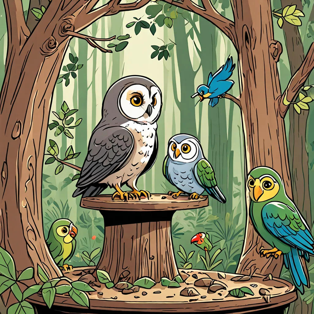 The Gossipy Owl's Misadventure