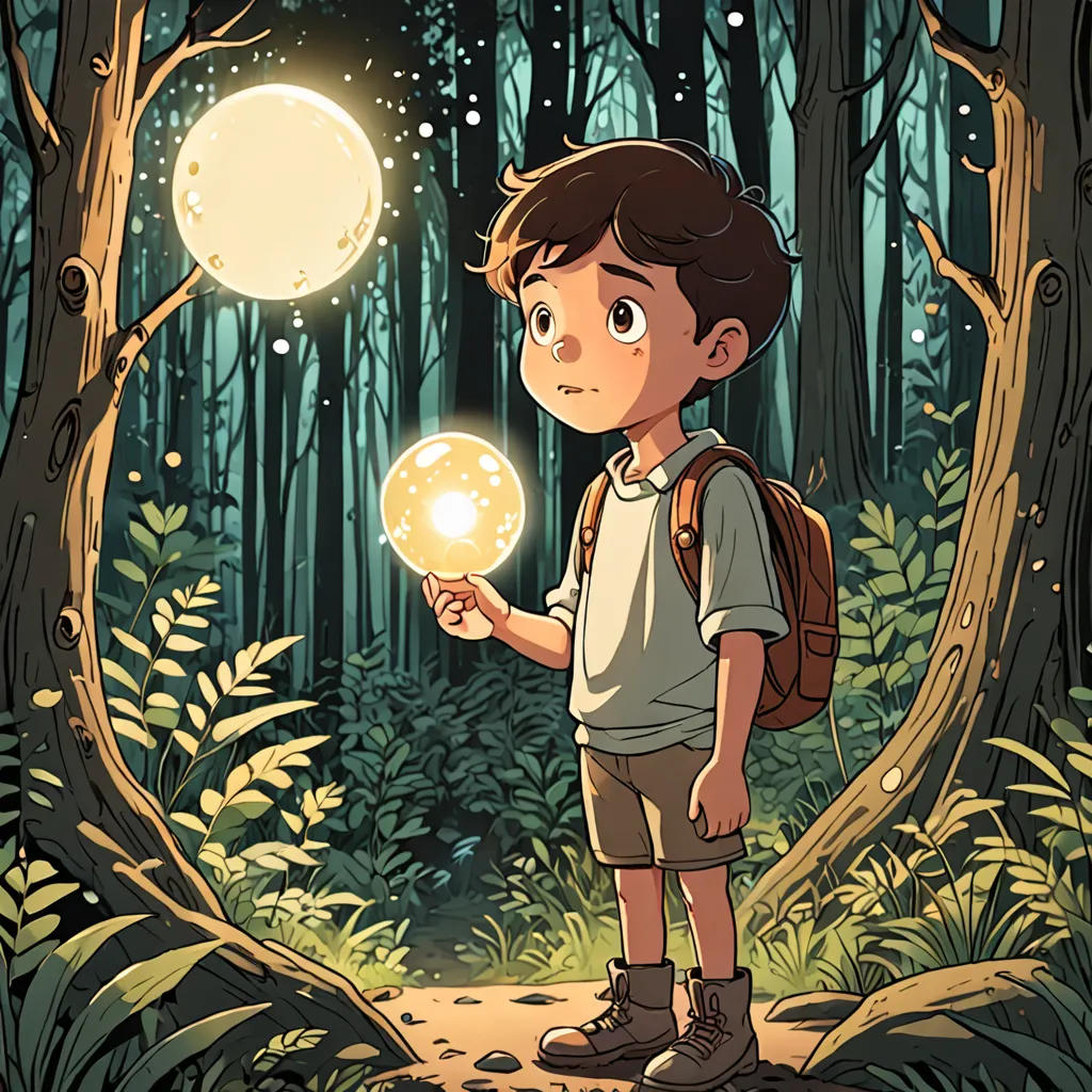 The Magical Forest's Glow