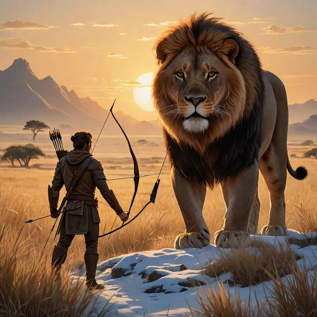 The Hunter and the Lion