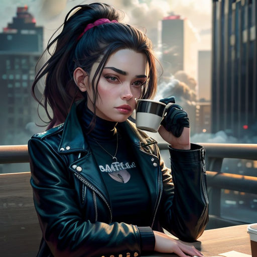 The Gangster Girl and Her Coffee