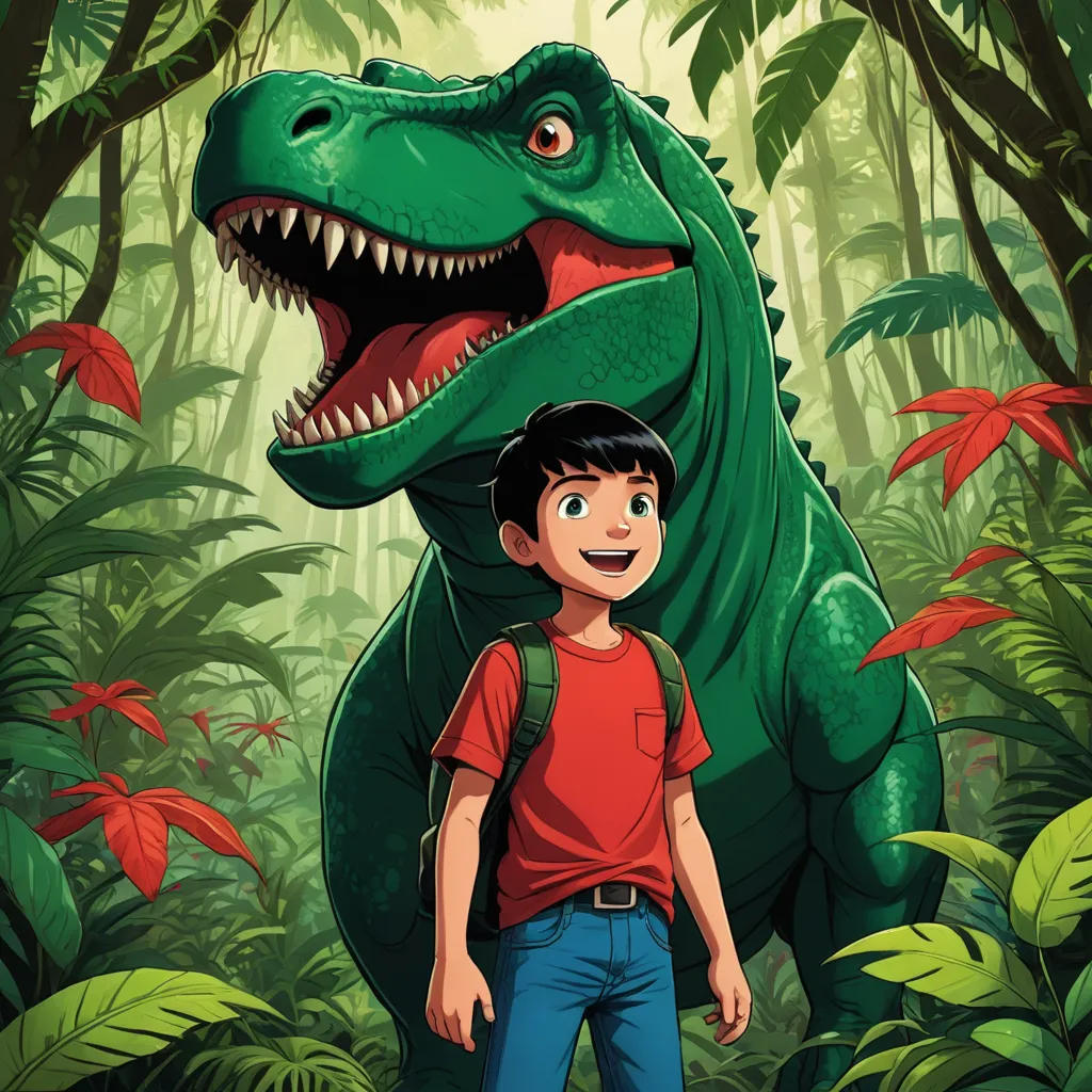 Alan's Encounter with Dinosaurs