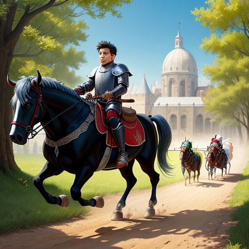 The Tiny Knight and the Fearless Riders