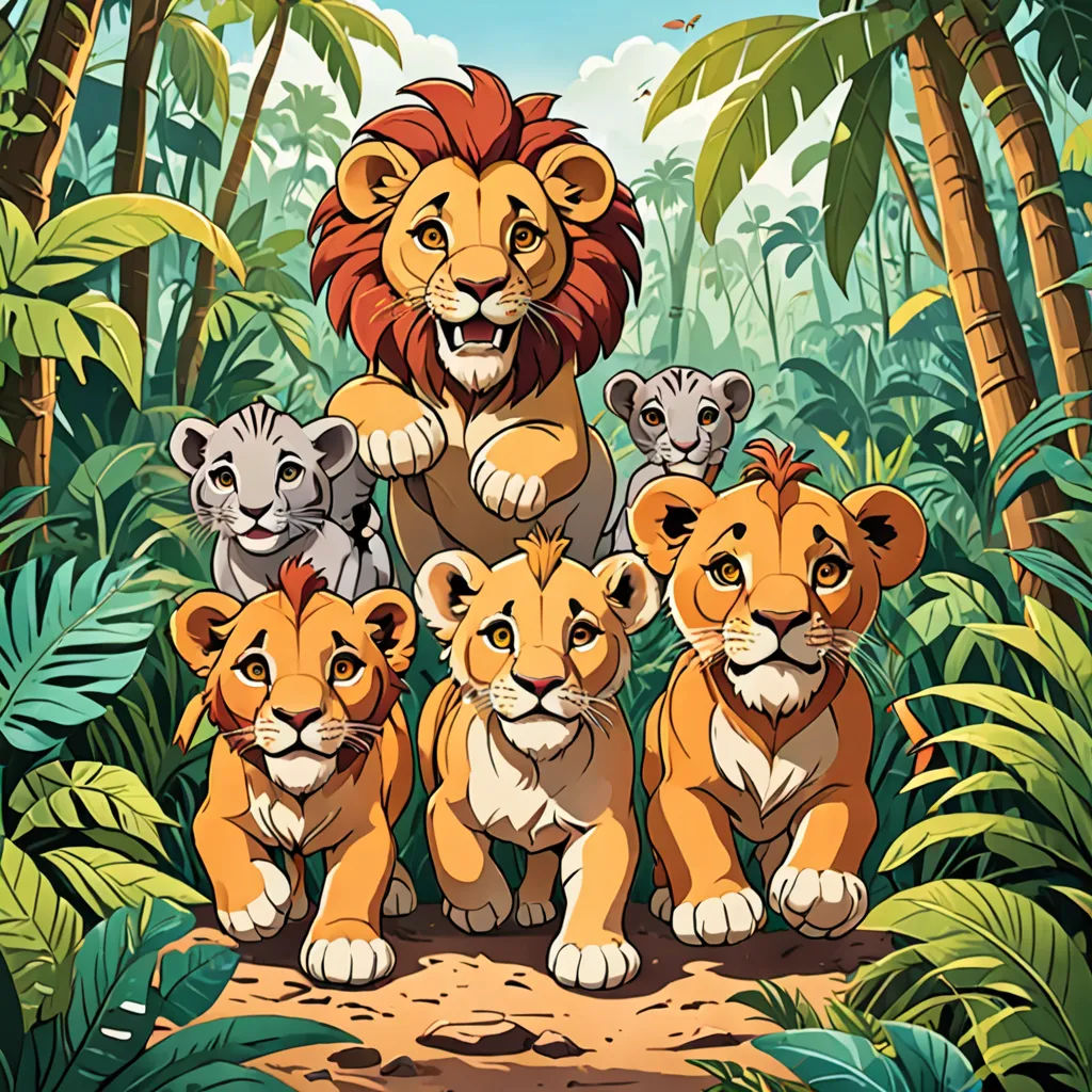 Leo the Lion Cub and the Quest for the Golden Pawprint