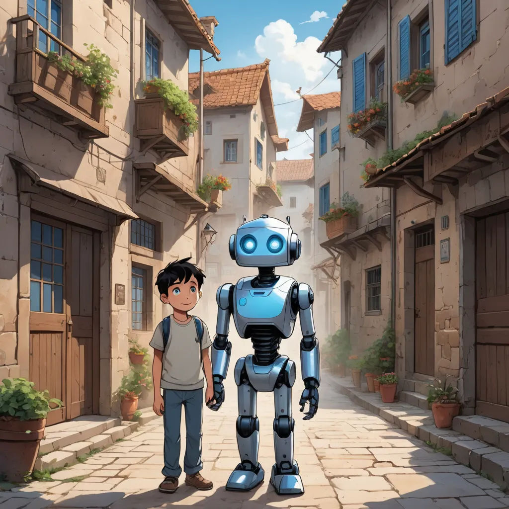 The Robot and the Village Kid cover image