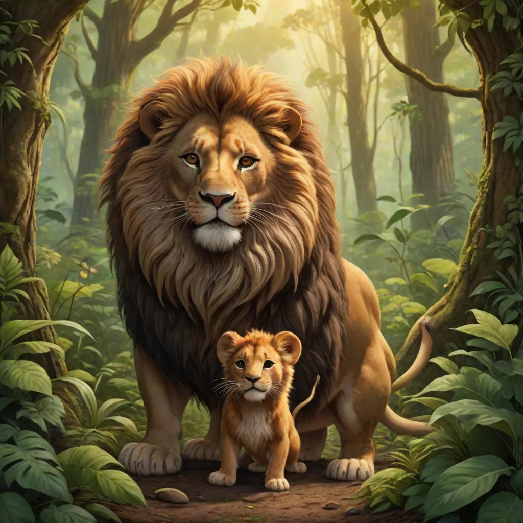 The Mouse and the Lion: A Tale of Friendship