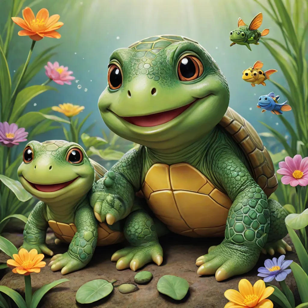 The Tale of Tilly the Turtle and Freddie the Frog