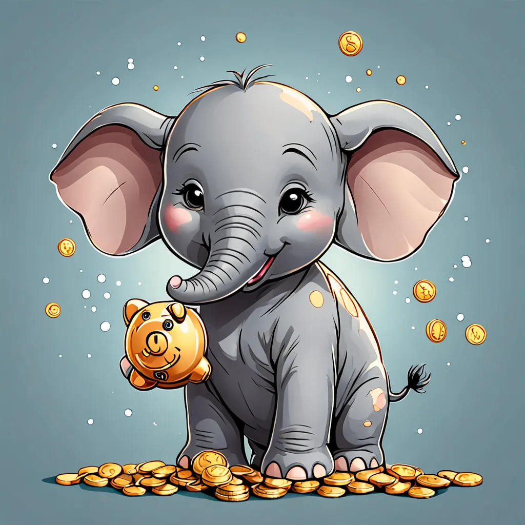 Binia the Baby Elephant's Money Adventure