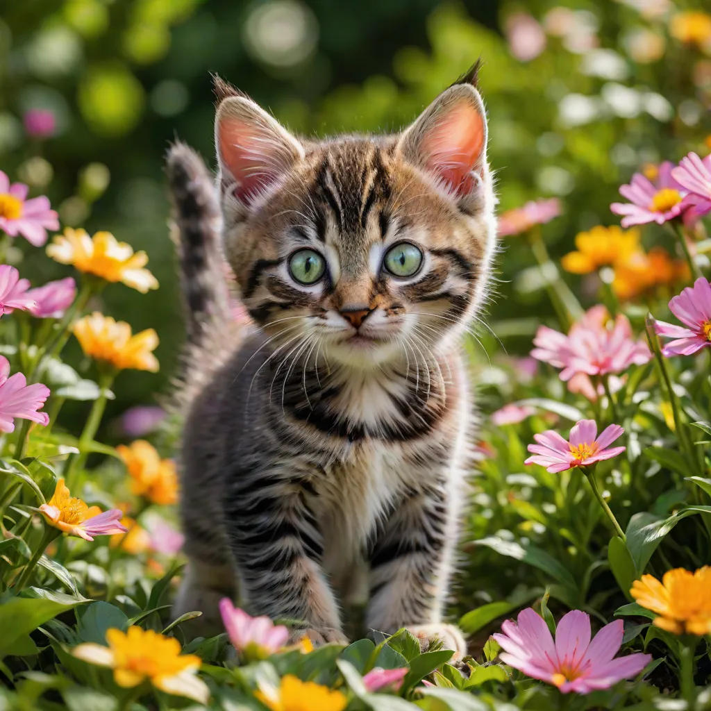 The Striped Kitten's Wish