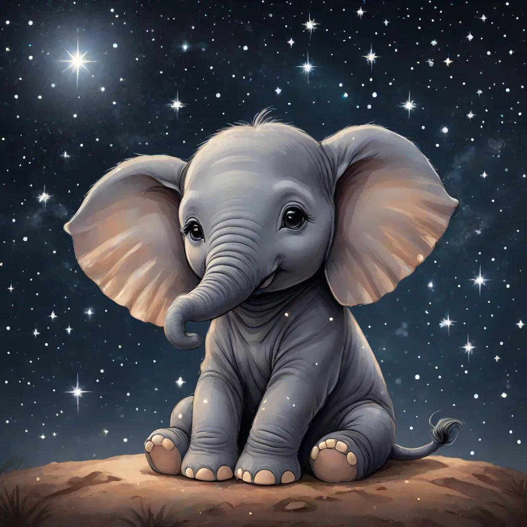 The Little Elephant's Nighttime Adventure