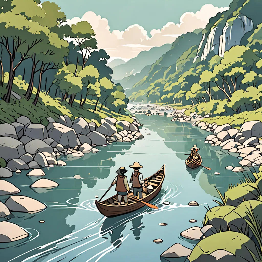 Xiao Ma's River Crossing Adventure