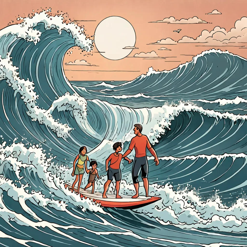 Surfing with Magical Creatures