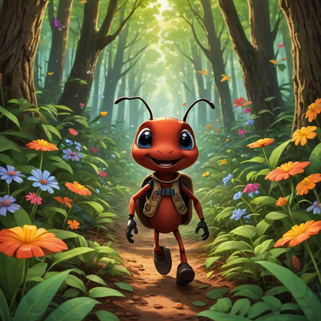 A Brave Ant's Treasure Quest