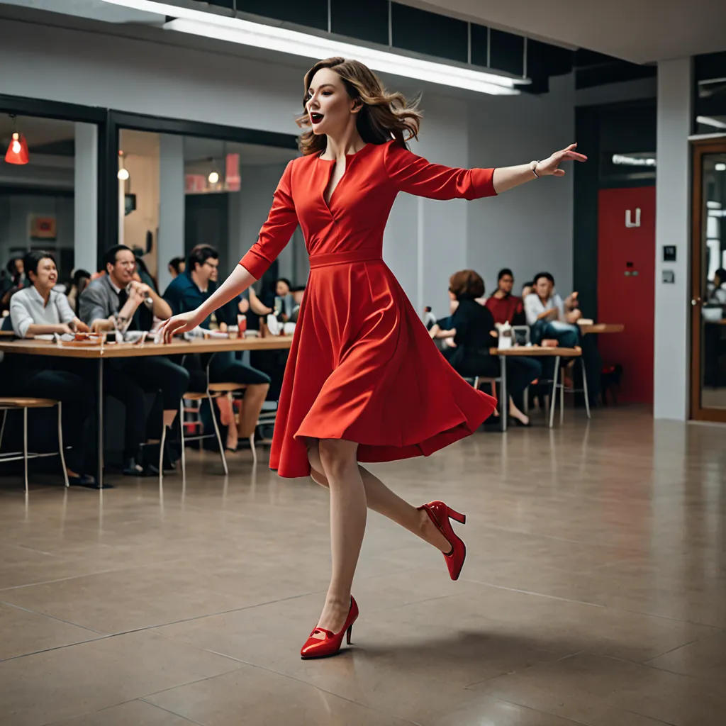 The Dancing Red Shoes