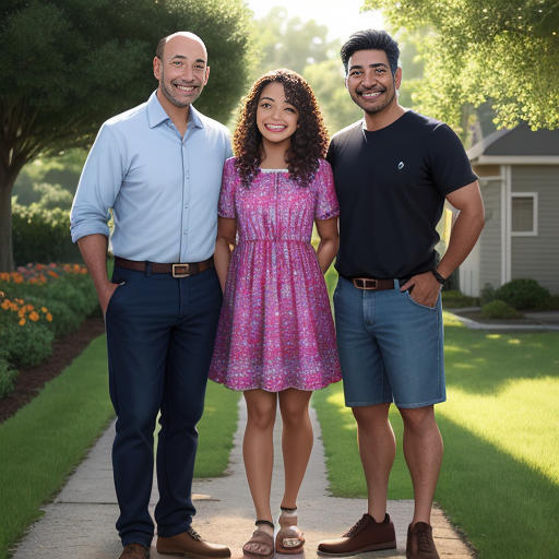 A Bright Family Photo