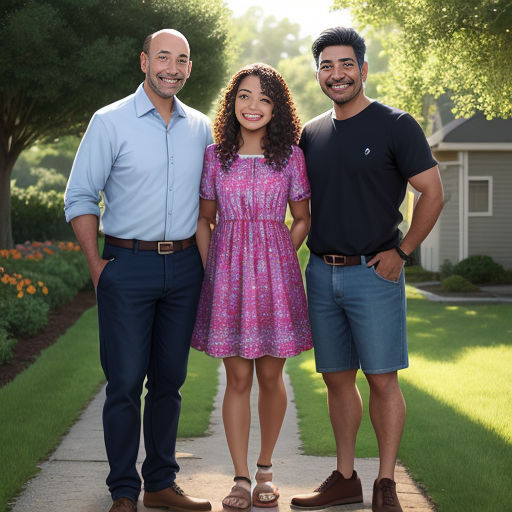 A Bright Family Photo