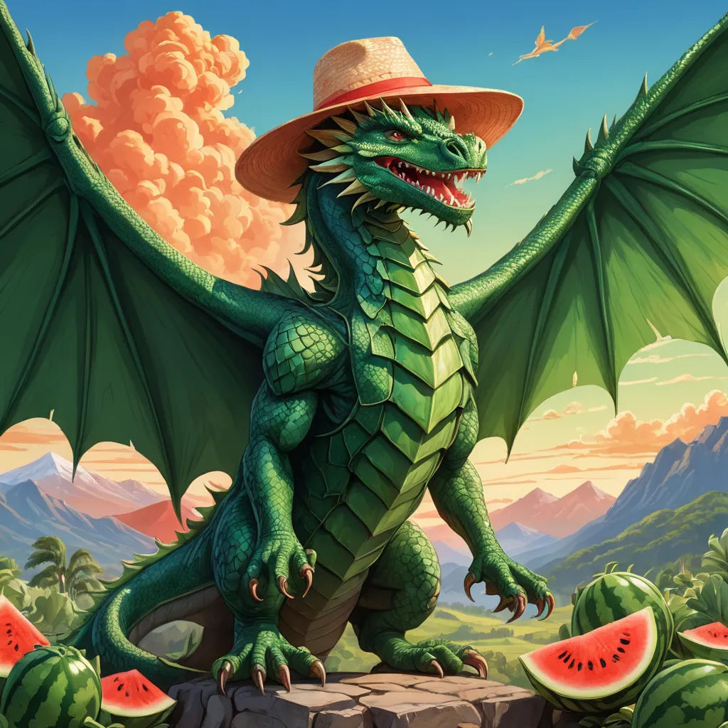 The Dragon's Watermelon Feast