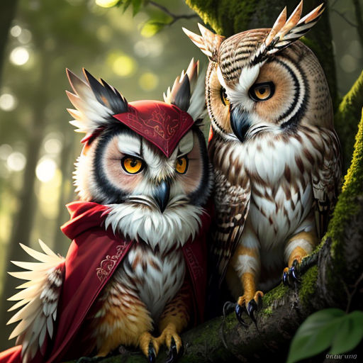 The Wise Owl and the Cunning Wolf