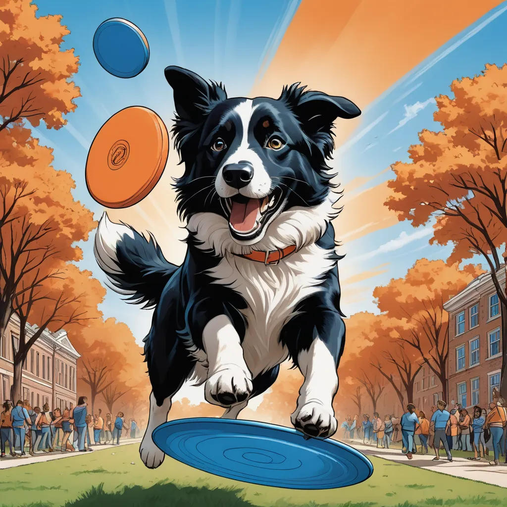 Archie the Frisbee Dog