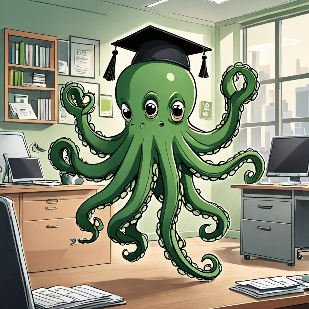 The Green Dancing Octopus