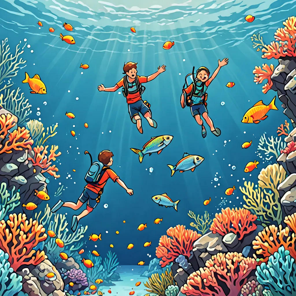 The Underwater Adventure of the Andaman Explorers