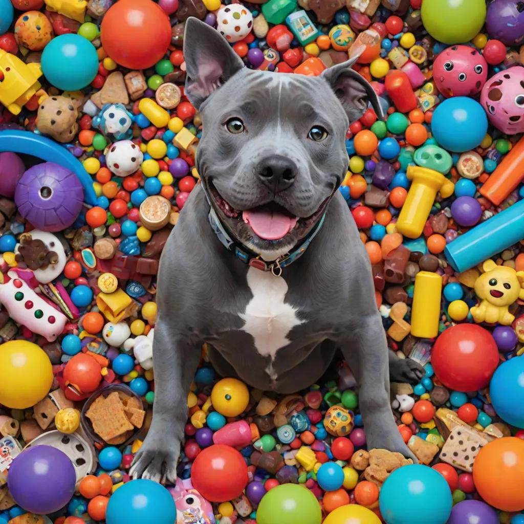 Dante the Clumsy Pitbull