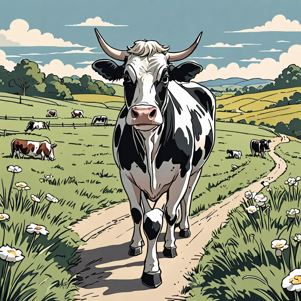 Richard the Hillary Cow's New Path