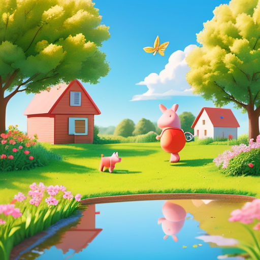 casa da Peppa pig wallpaper