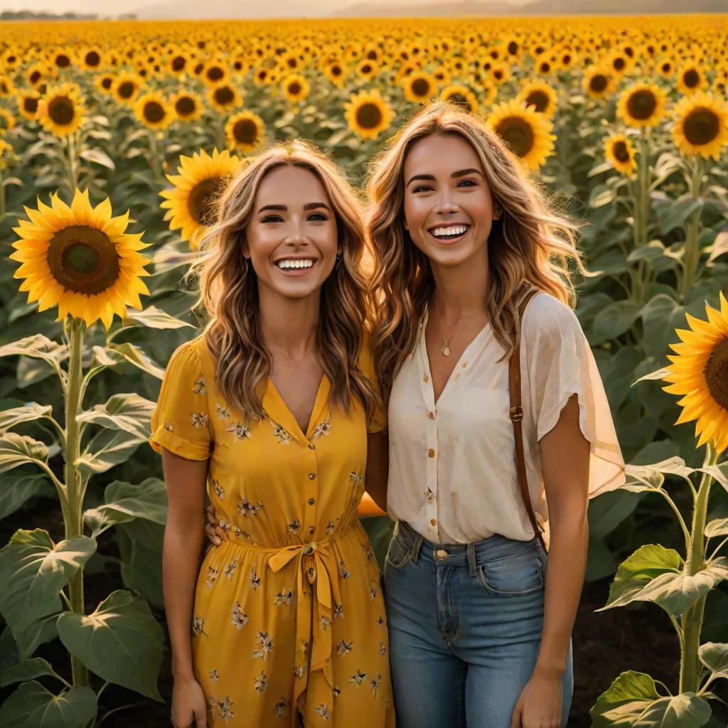 Keltie and Remi's Sunflower Adventure