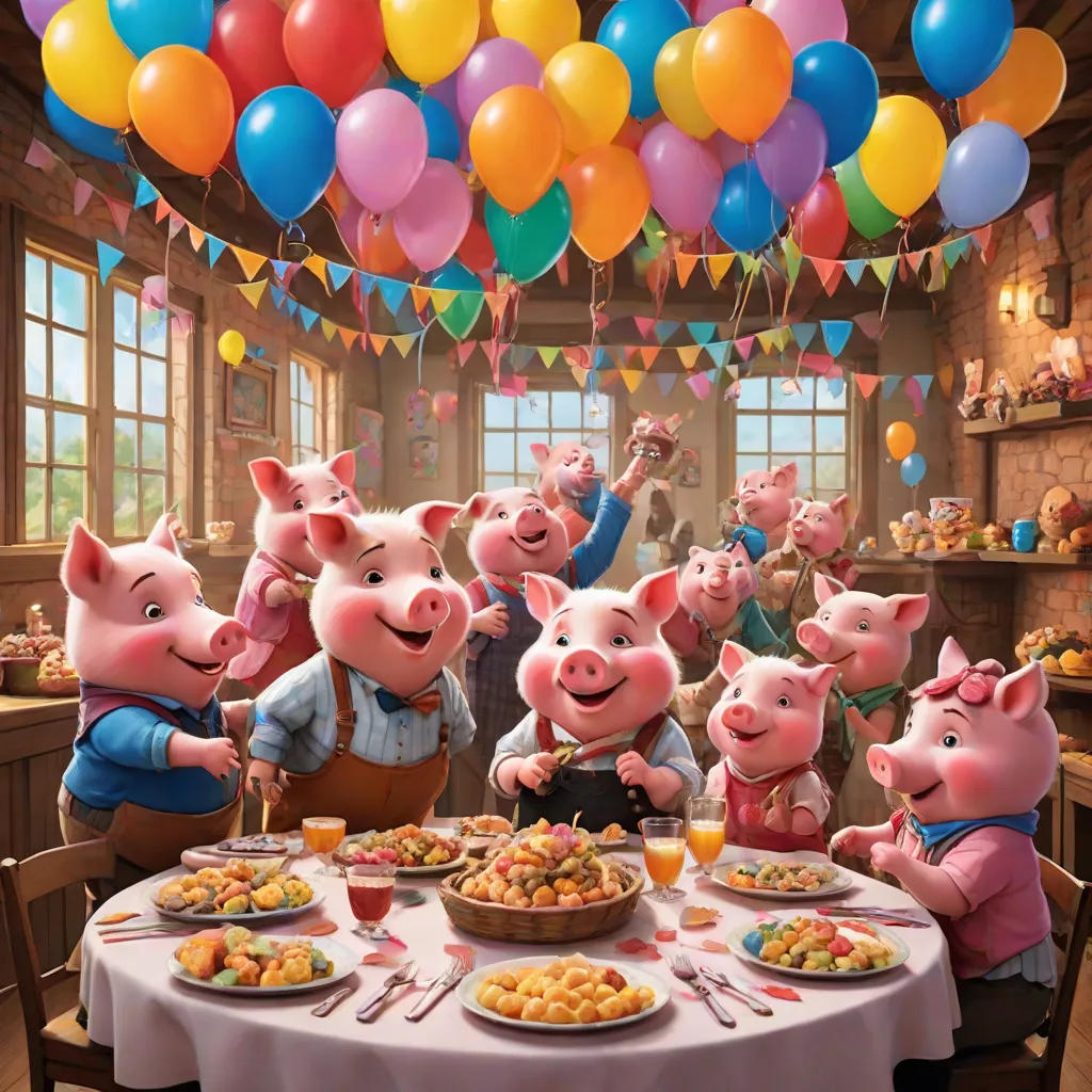 The Forest Party with DI Fox and the Three Little Pigs