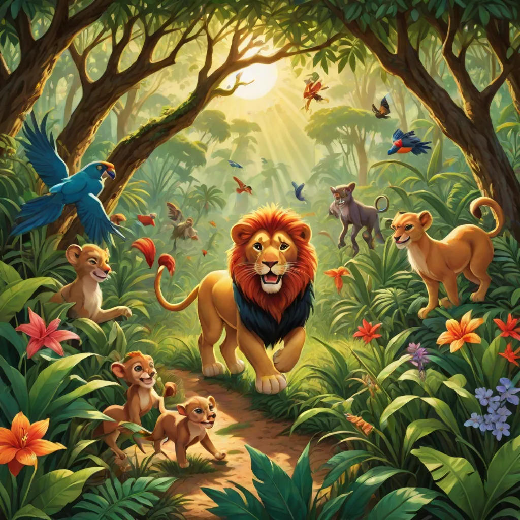The Friendly Lion