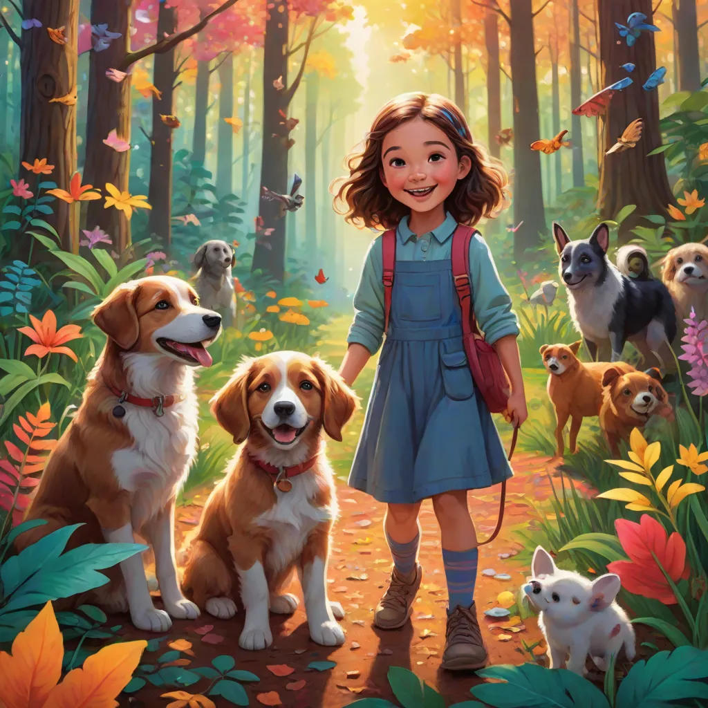 The Lost Girl and Her Puppy Friend