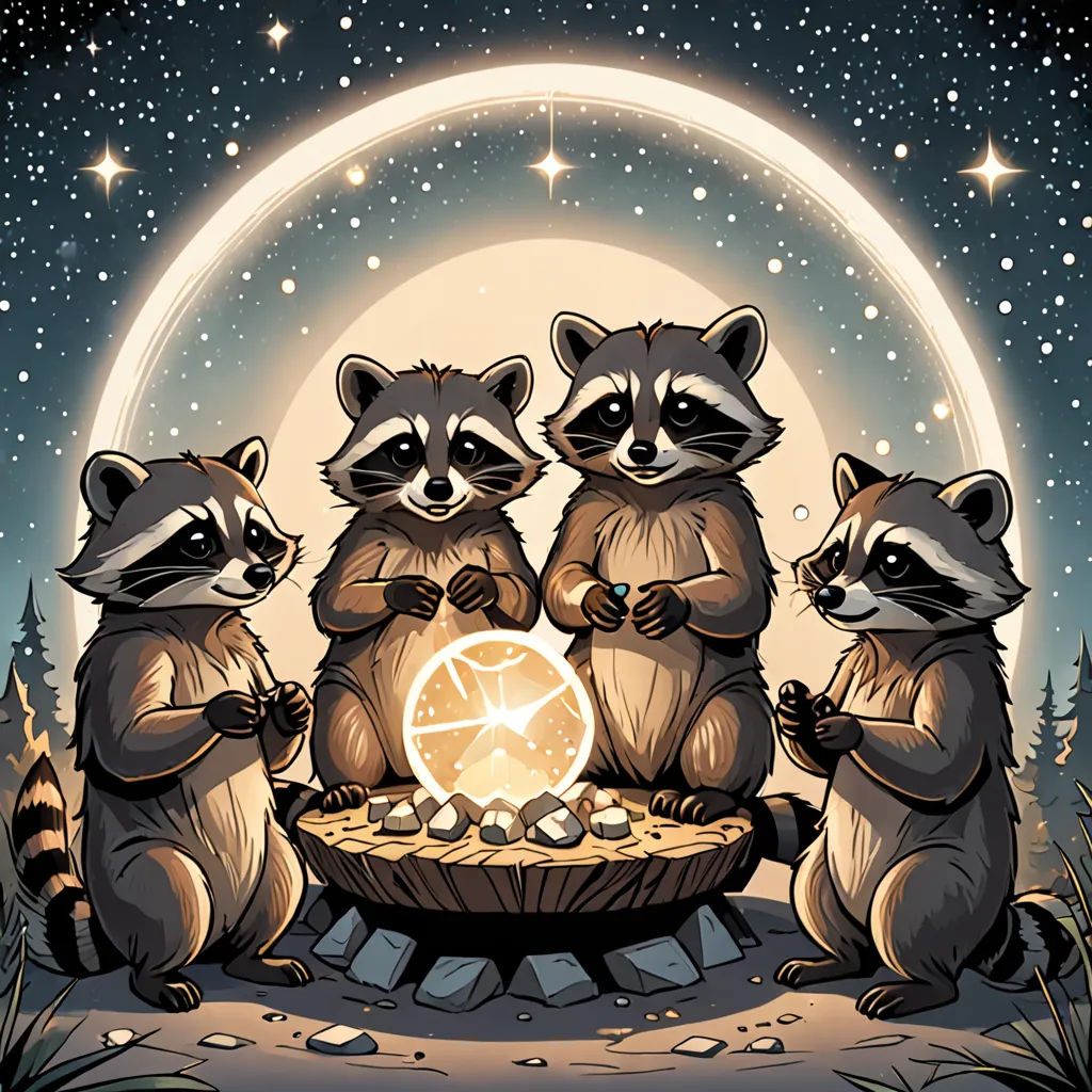 The Legend of the Radiant Raccoon Tribe