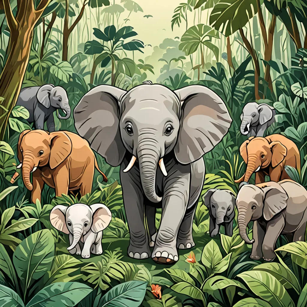 The Jungle Adventure of Elly the Elephant