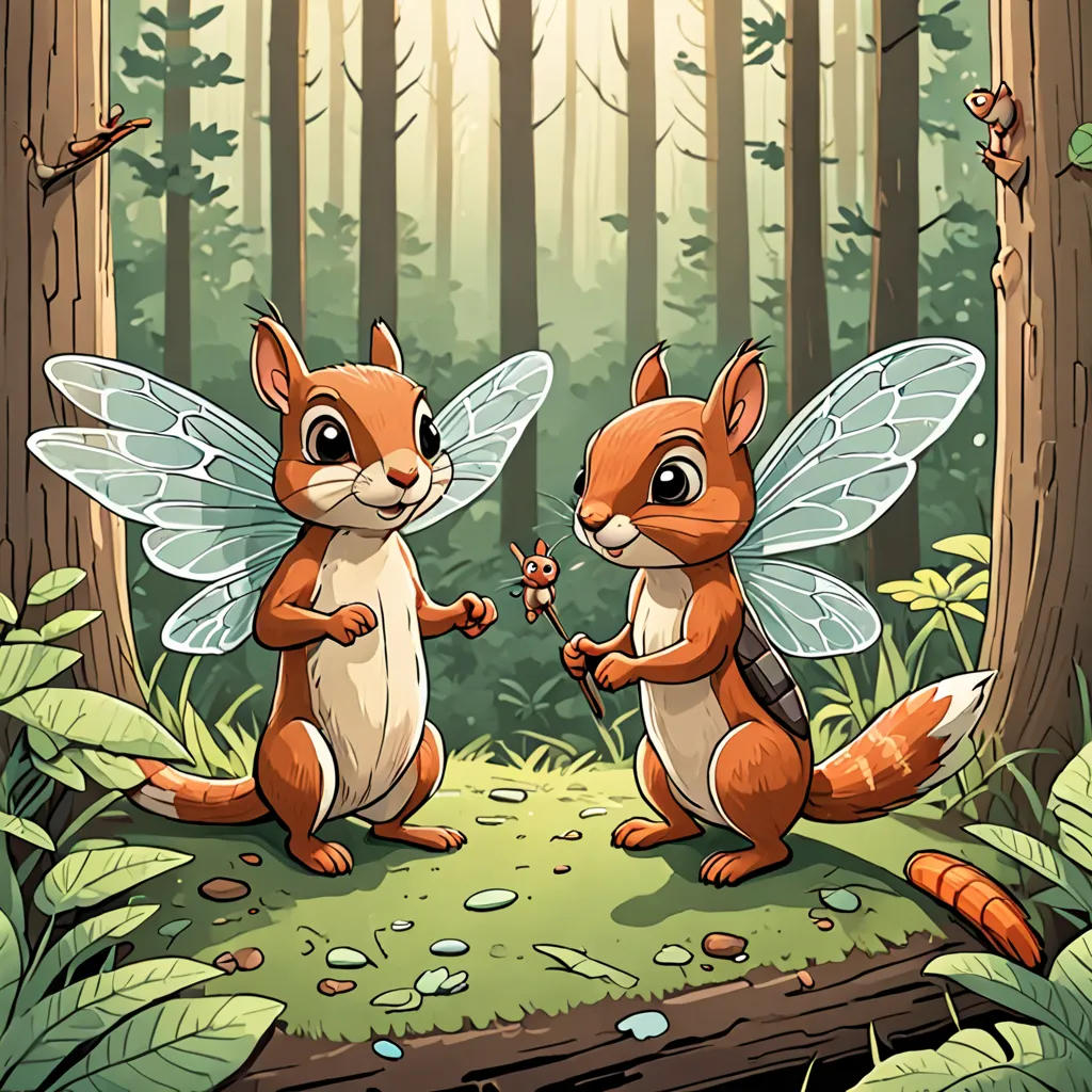 The Dragonfly and the Forest Friend