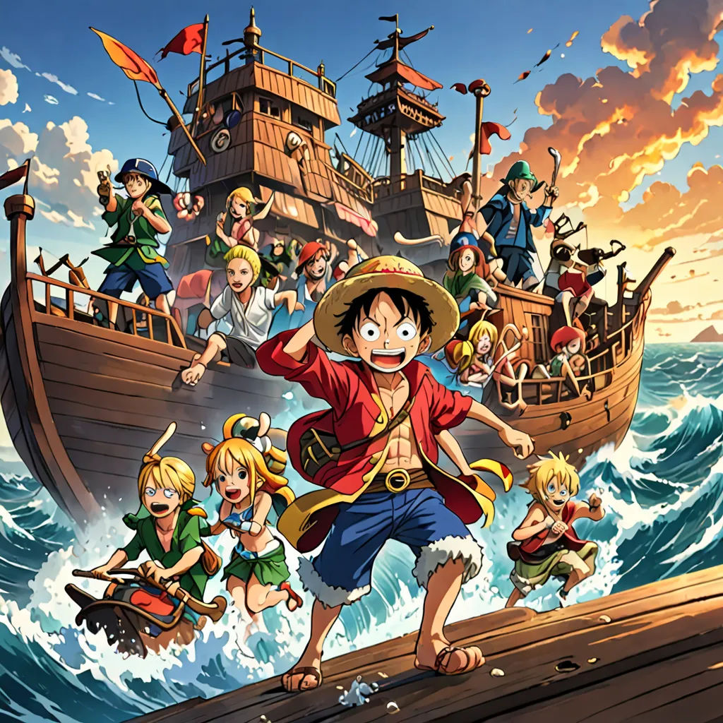 Despite the dangers, Luffy and his crew never wavered in their quest for the One Piece. Their adventures brought them closer to their dream of becoming the Pirate King.