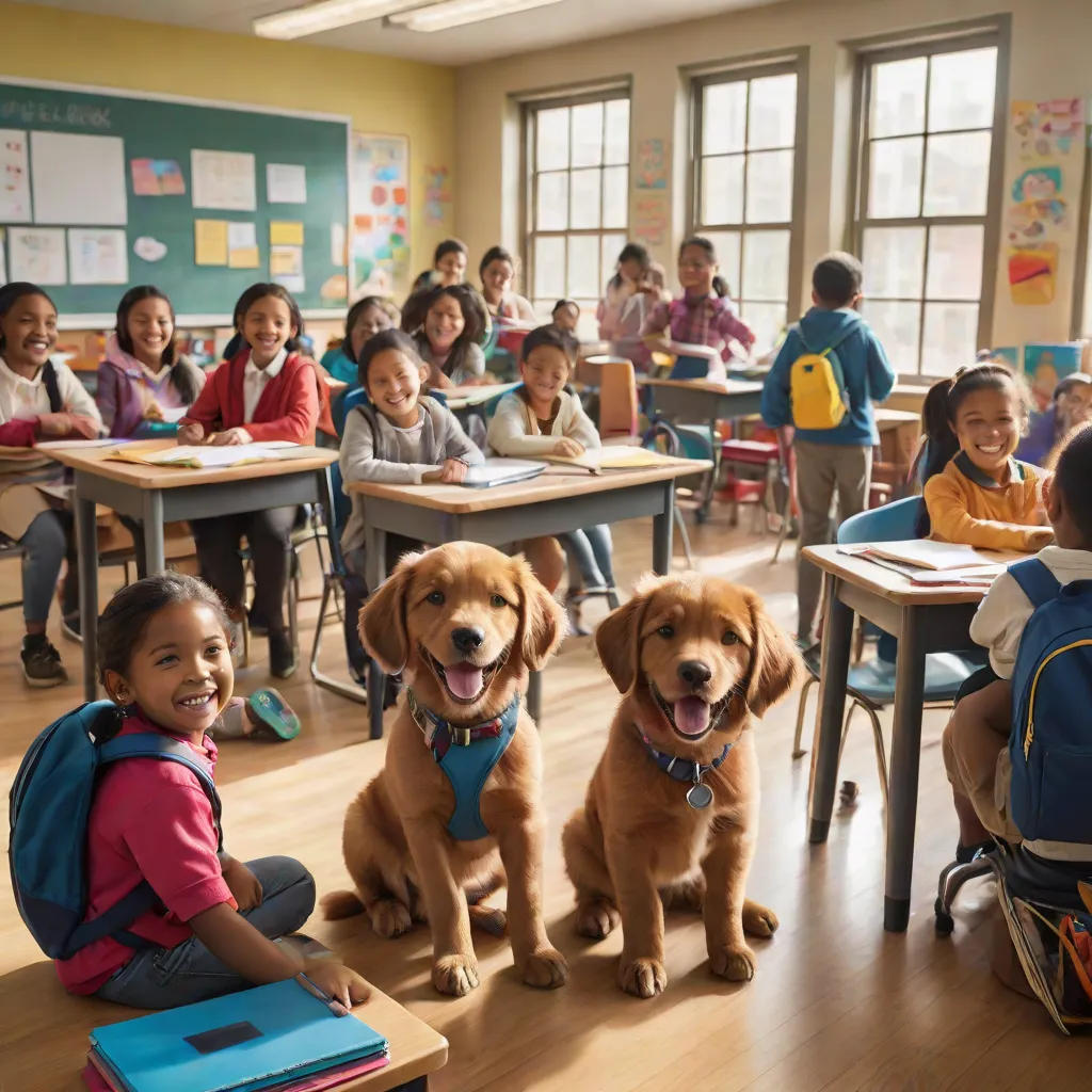 Puppy Goes to School
