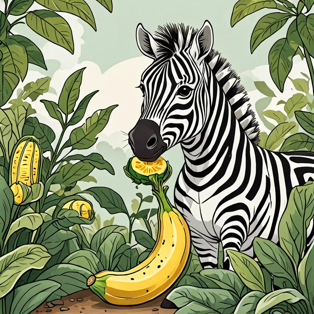 Zue the Zebra's Zucchini Adventure