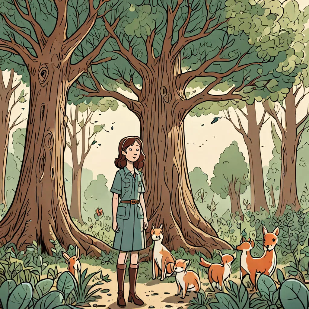 The Brave Little Raccoon and the Tree of Truth