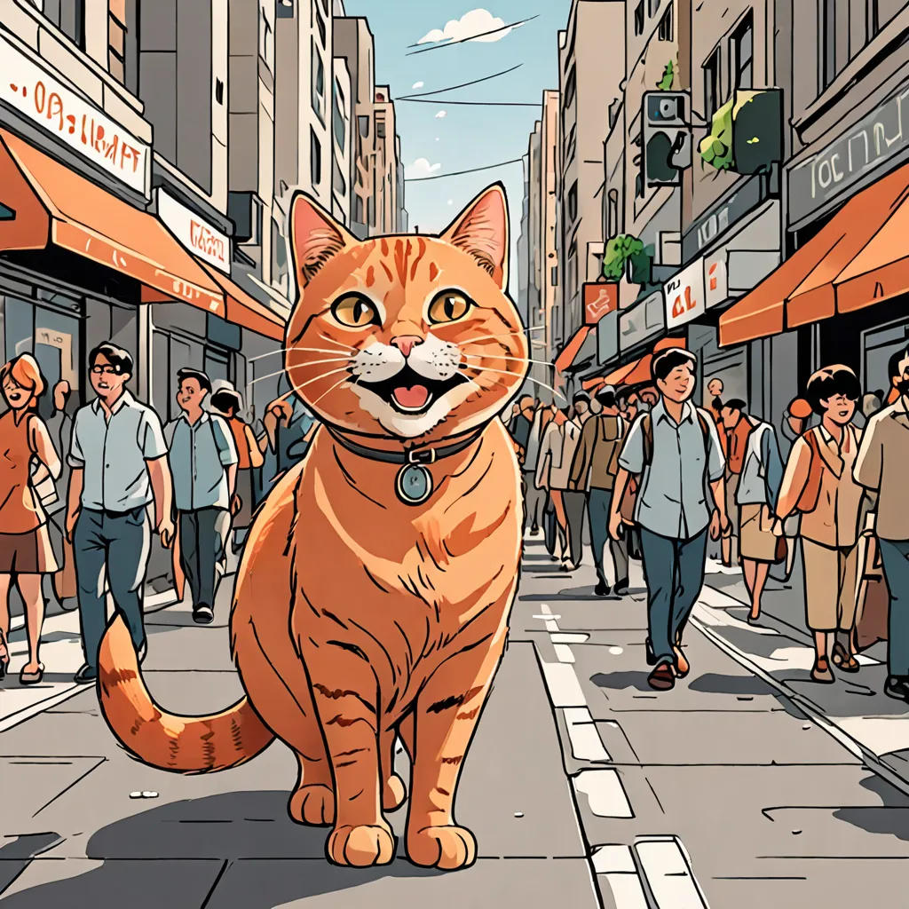 The Orange Cat's Success