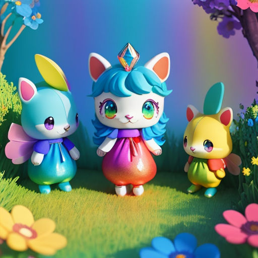 Baby Cyan Rainbow Friends 2