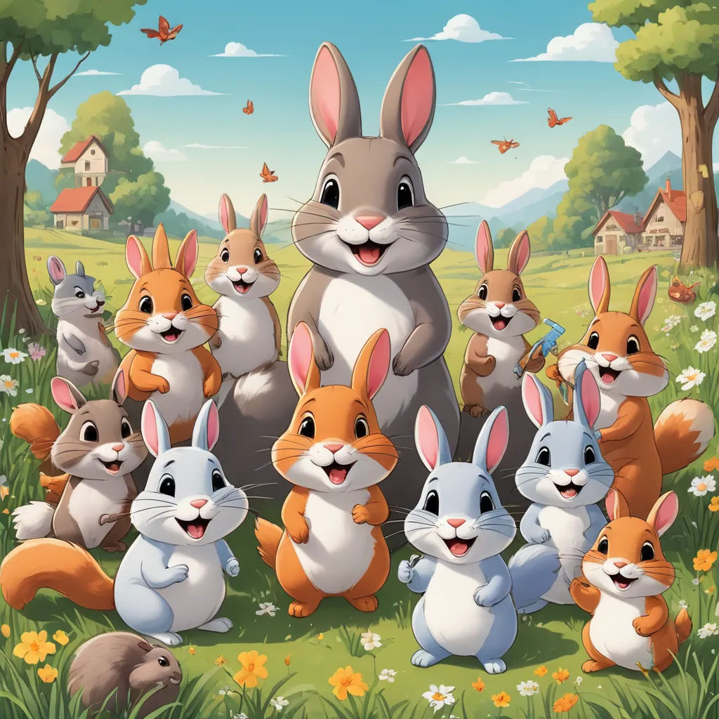 The Happy Rabbit Who Learned to Smile
