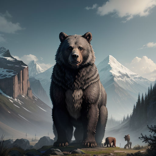 The Bear, the Wolf, the Witch, and the Dinosaur